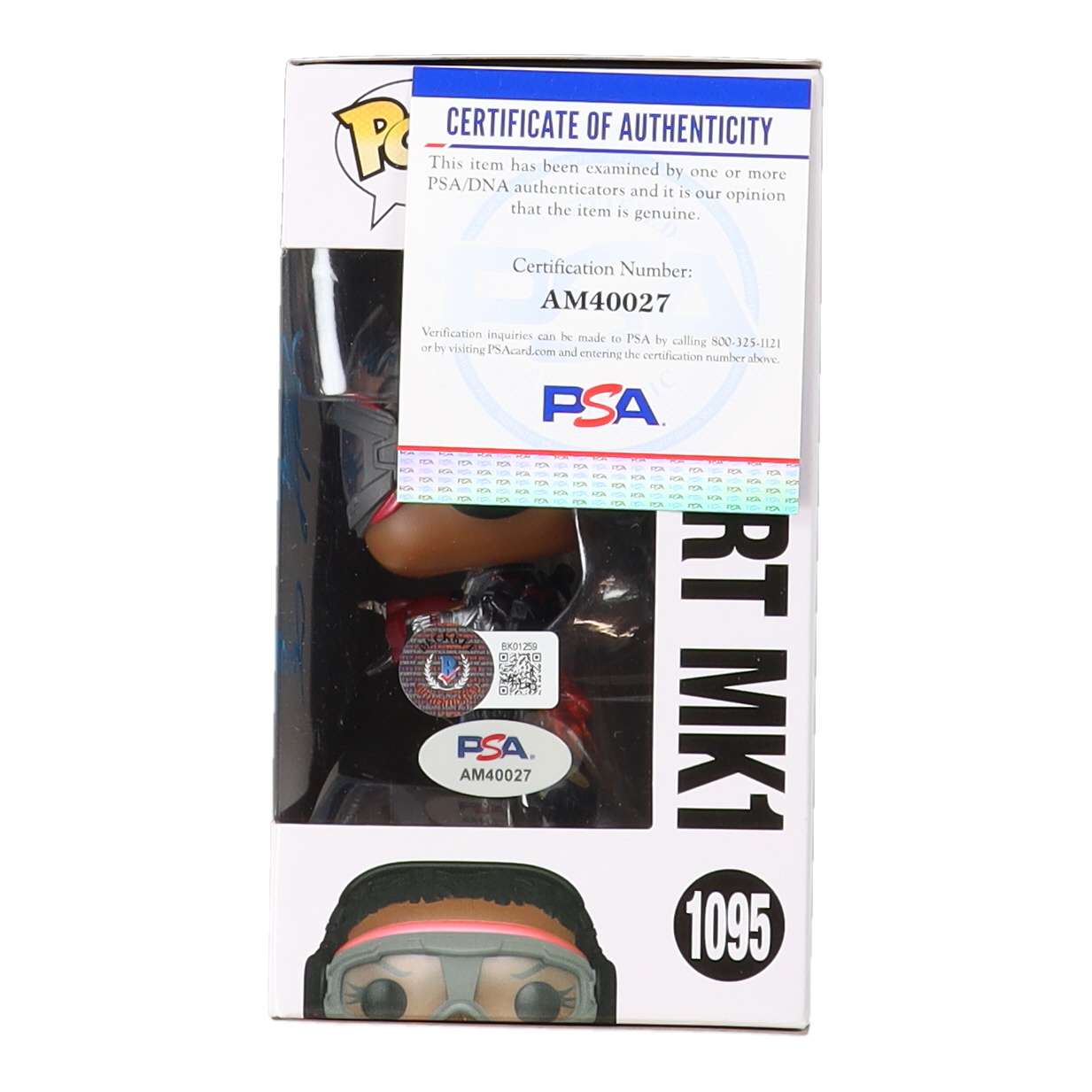 Dominique Thorne Signed "Black Panther: Wakanda Forever" #1095 Ironheart MK1 Funko Pop! Vinyl Figure Inscribed "Riri" (PSA & Beckett) at PristineAuction.com Dominique Thorne Signed "Black Panther: Wakanda Forever" #1095 Ironheart MK1 Funko Pop! Vinyl Figure Inscribed "Riri" (PSA & Beckett) at PristineAuction.com