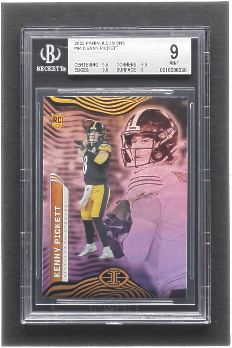 Kenny Pickett 2022 Panini Illusions #84 RC (BGS 9) at PristineAuction.com Kenny Pickett 2022 Panini Illusions #84 RC (BGS 9) at PristineAuction.com