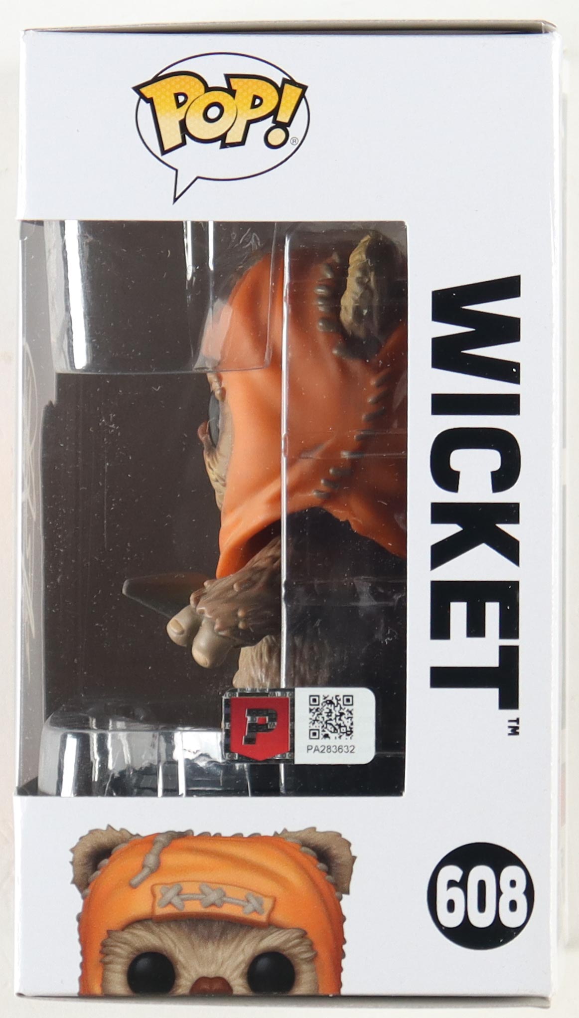 Warwick Davis Signed "Star Wars" #608 Wicket Funko Pop! Bobble-Head Vinyl Figure Inscribed "Wicket" (PA) at PristineAuction.com Warwick Davis Signed "Star Wars" #608 Wicket Funko Pop! Bobble-Head Vinyl Figure Inscribed "Wicket" (PA) at PristineAuction.com