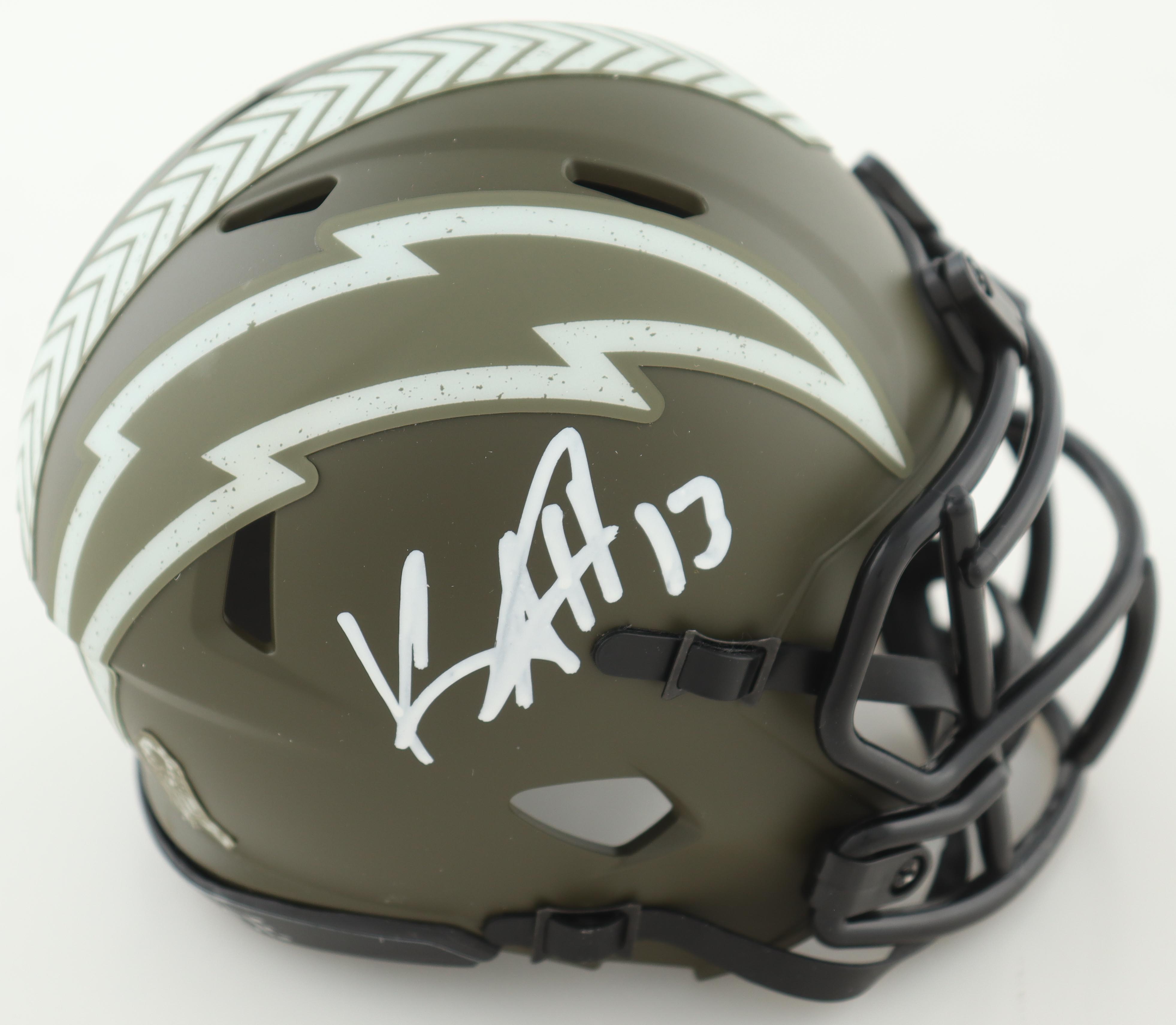 Keenan Allen Signed Chargers Salute To Service Alternate Speed Mini Helmet (Beckett) at PristineAuction.com Keenan Allen Signed Chargers Salute To Service Alternate Speed Mini Helmet (Beckett) at PristineAuction.com