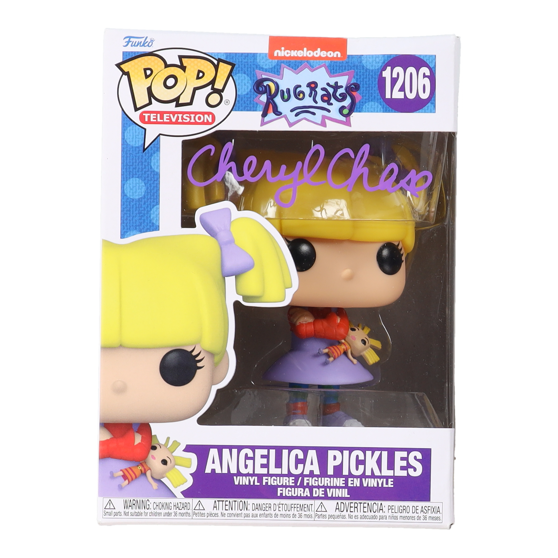 Cheryl Chase Signed "Rugrats" #1206 Angelica Pickles Funko Pop! Vinyl Figure (PSA) at PristineAuction.com Cheryl Chase Signed "Rugrats" #1206 Angelica Pickles Funko Pop! Vinyl Figure (PSA) at PristineAuction.com