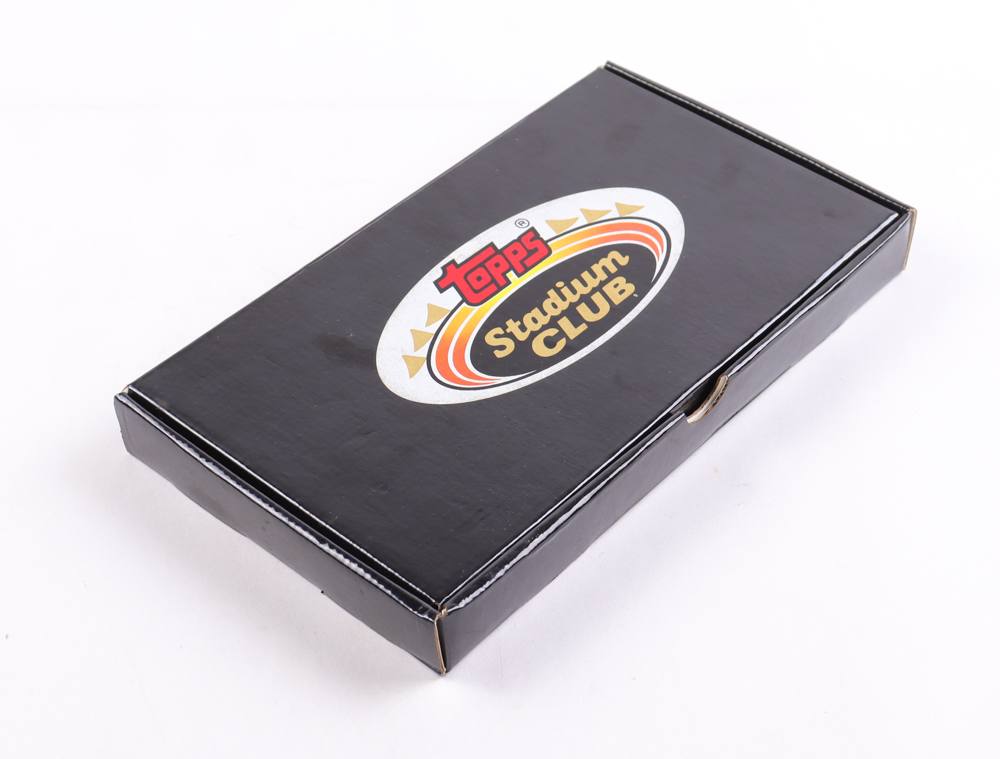 1991 Topps Stadium Club Charter Member Limited Complete Box Set of (50) Cards with Bronze Nolan Ryan, #10 Ken Griffey Jr, #24 Nolan Ryan, #47 Wayne Gretzky at PristineAuction.com 1991 Topps Stadium Club Charter Member Limited Complete Box Set of (50) Cards with Bronze Nolan Ryan, #10 Ken Griffey Jr, #24 Nolan Ryan, #47 Wayne Gretzky at PristineAuction.com