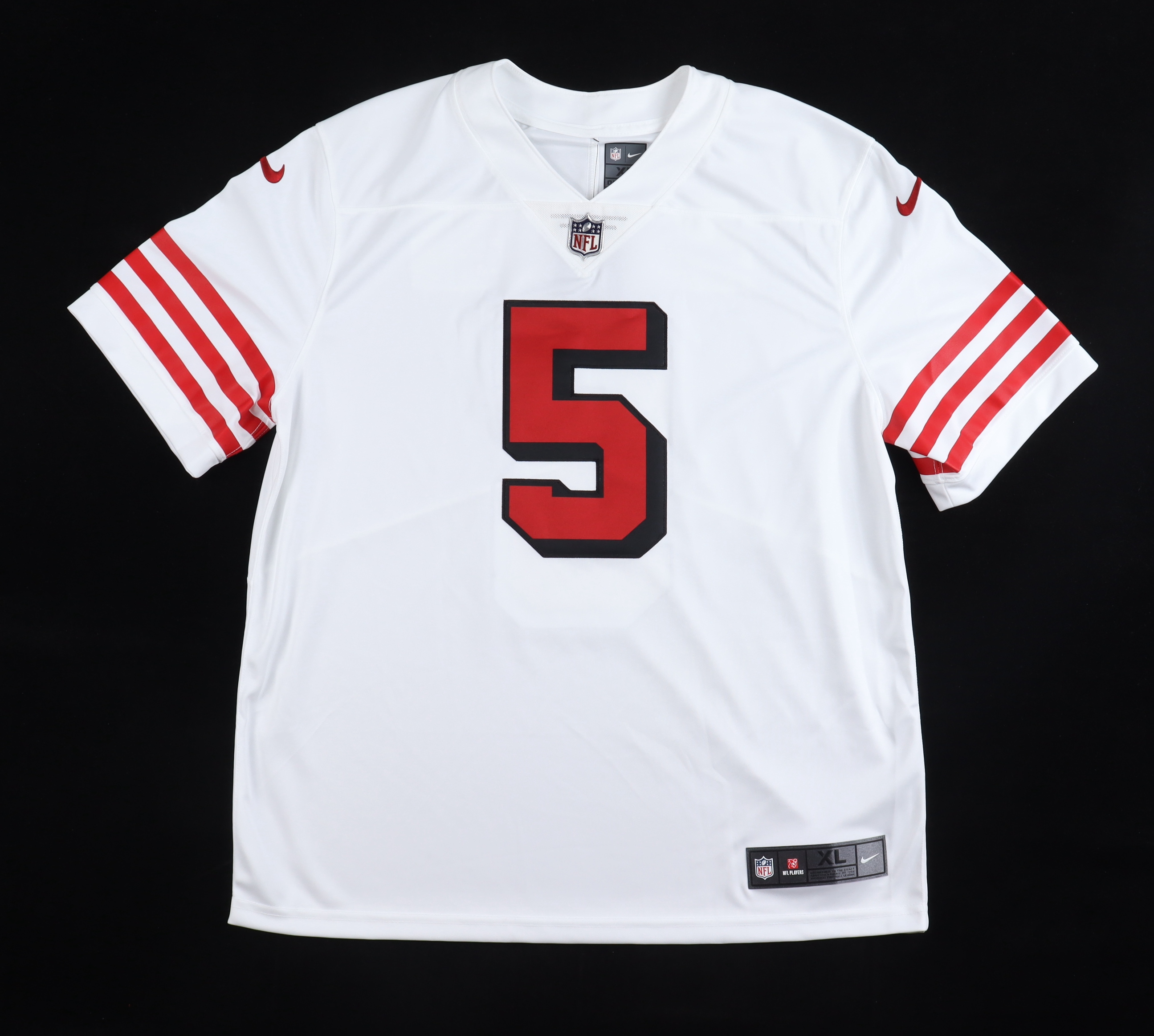 Trey Lance Signed 49ers Jersey (Beckett) at PristineAuction.com Trey Lance Signed 49ers Jersey (Beckett) at PristineAuction.com