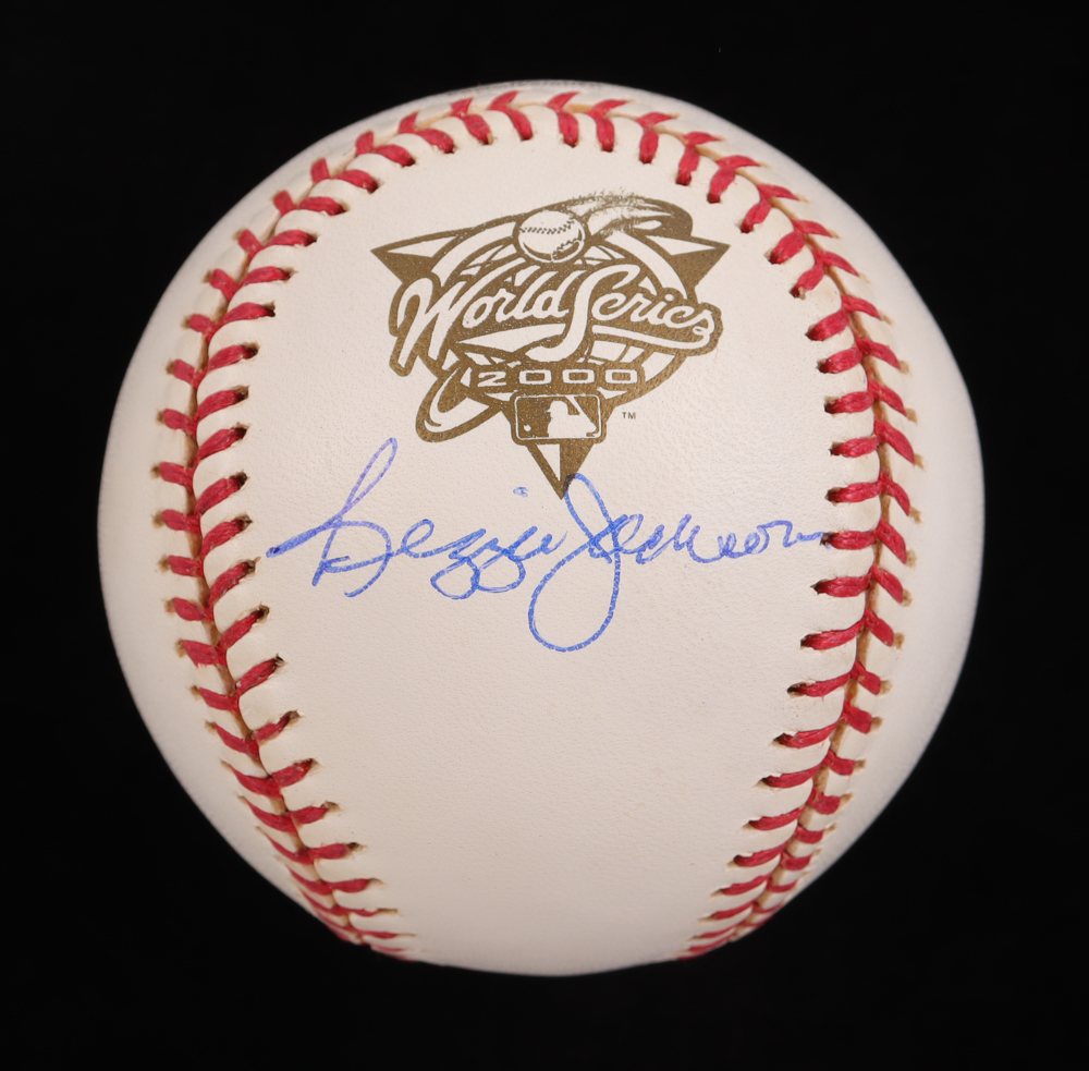 Reggie Jackson Signed 2000 World Series Baseball with Wood Display Case (PSA) at PristineAuction.com Reggie Jackson Signed 2000 World Series Baseball with Wood Display Case (PSA) at PristineAuction.com