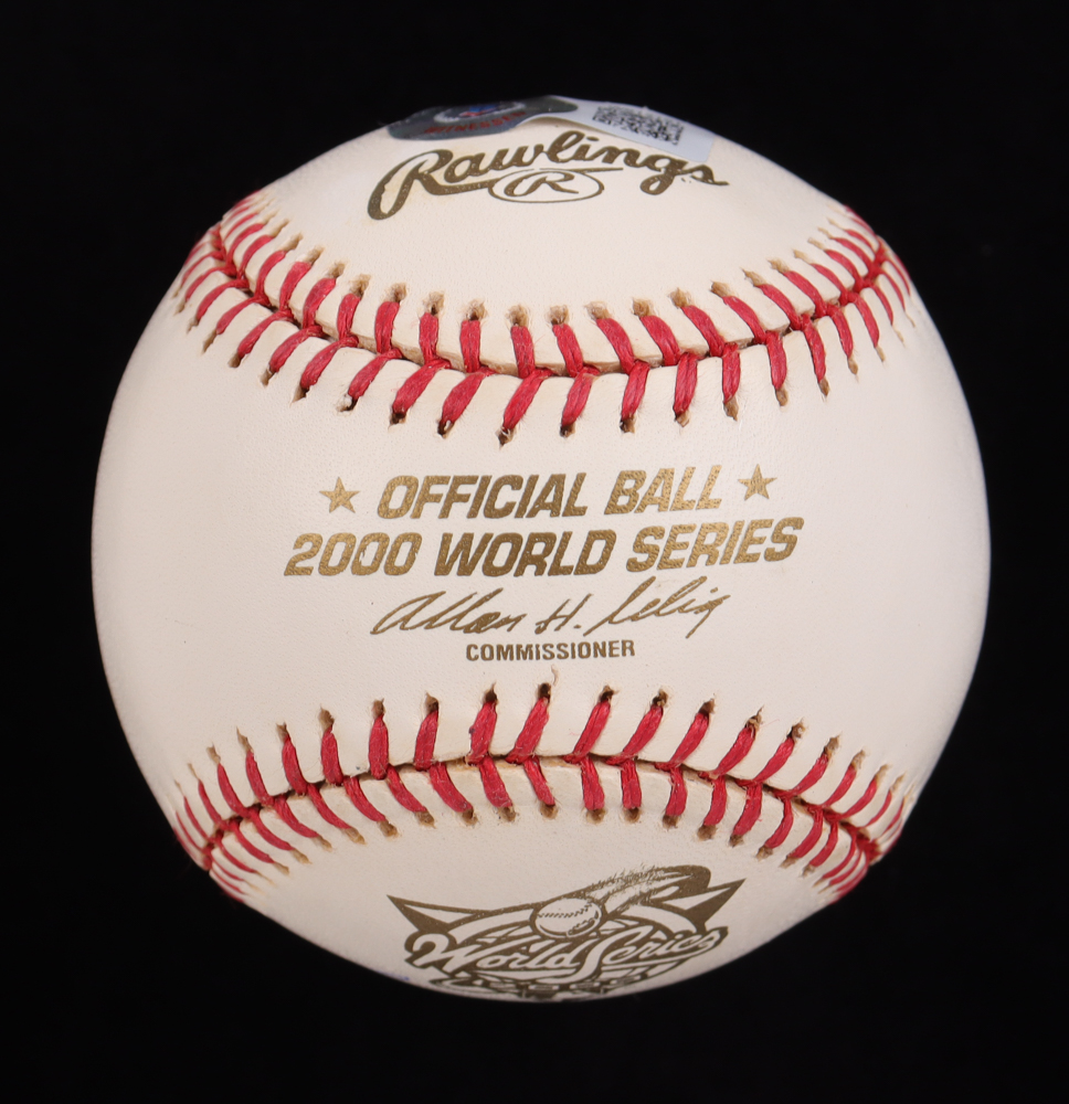 Reggie Jackson Signed 2000 World Series Baseball with Wood Display Case (PSA) at PristineAuction.com Reggie Jackson Signed 2000 World Series Baseball with Wood Display Case (PSA) at PristineAuction.com