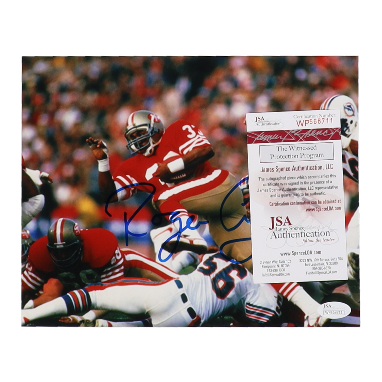 Roger Craig Signed 49ers 8x10 Photo (JSA) at PristineAuction.com Roger Craig Signed 49ers 8x10 Photo (JSA) at PristineAuction.com