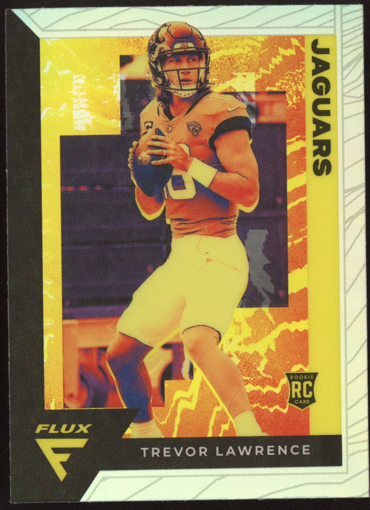 Trevor Lawrence 2021 Panini Chronicles Flux Rookies Silver #1 RC at PristineAuction.com Trevor Lawrence 2021 Panini Chronicles Flux Rookies Silver #1 RC at PristineAuction.com