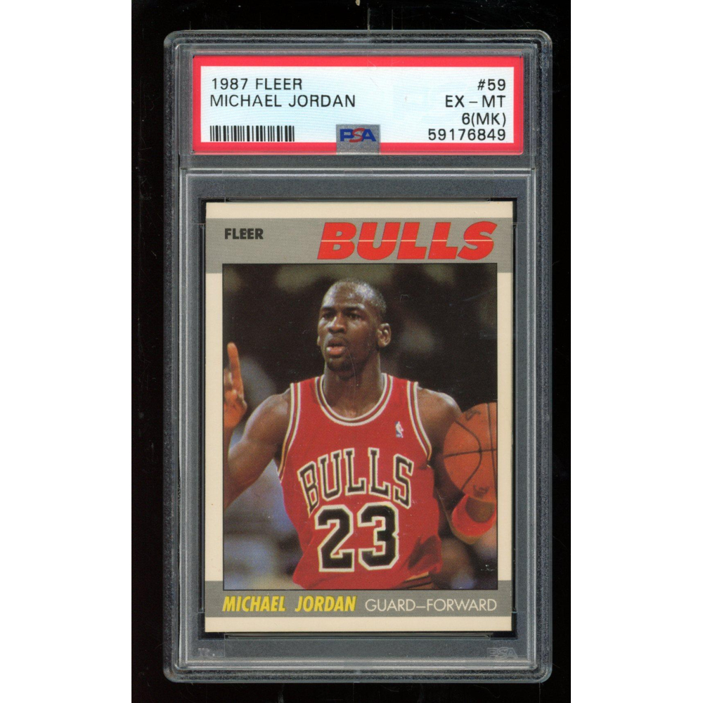 michael jordan rookie psa 7