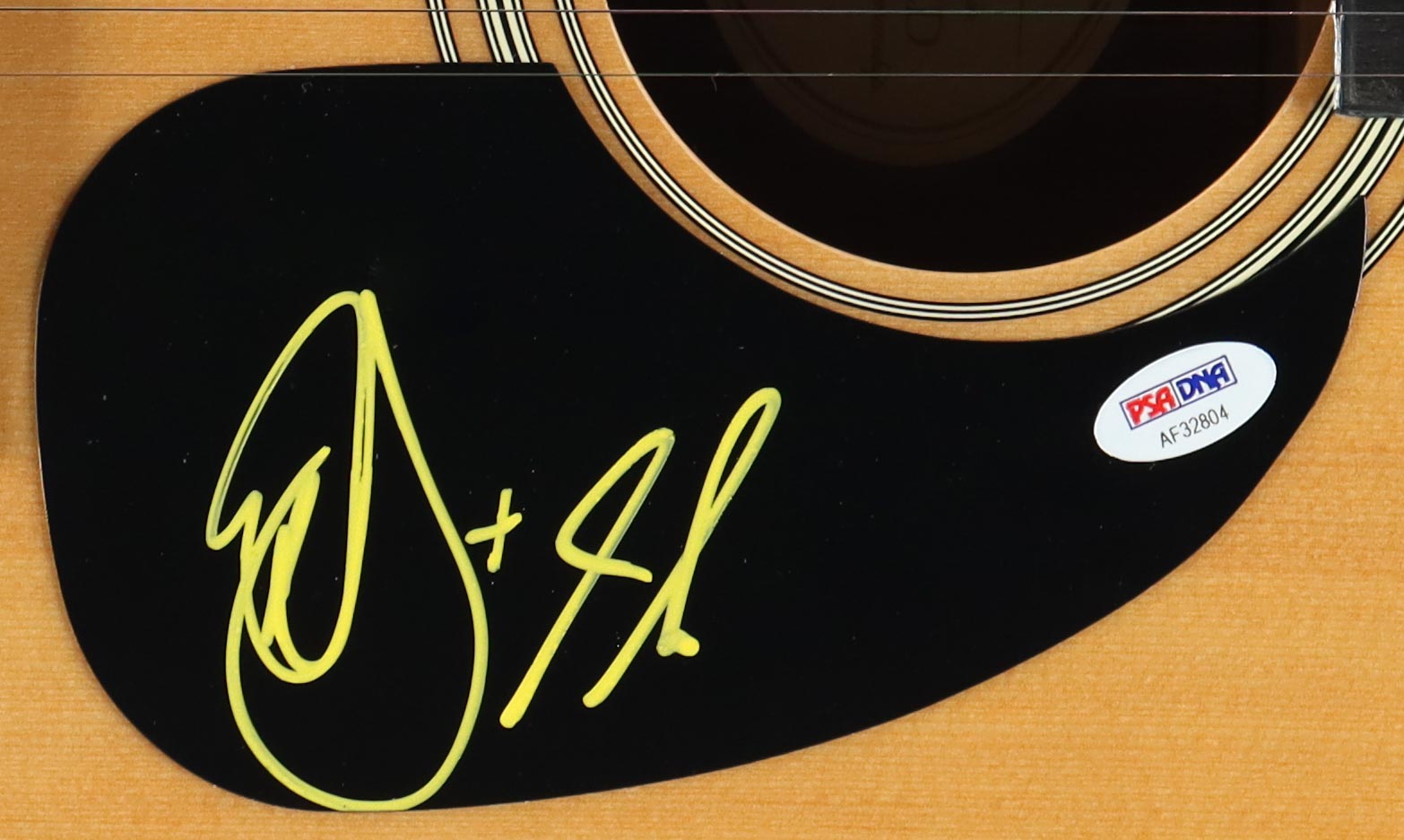 Dan and Shay Signed 41" Epiphone Acoustic Guitar (PSA) at PristineAuction.com Dan and Shay Signed 41" Epiphone Acoustic Guitar (PSA) at PristineAuction.com
