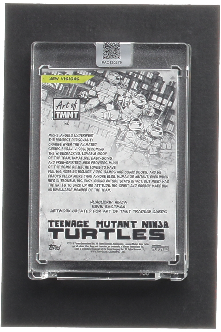 Kevin Eastman Signed 2019 Topps Art of TMNT #74 (PA Encapsulated) at PristineAuction.com Kevin Eastman Signed 2019 Topps Art of TMNT #74 (PA Encapsulated) at PristineAuction.com