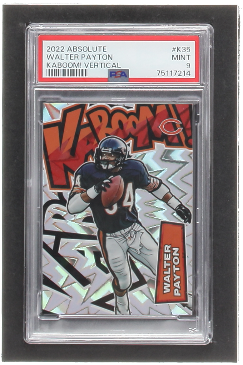 Walter Payton 2022 Absolute Kaboom Vertical #35 (PSA 9) at PristineAuction.com Walter Payton 2022 Absolute Kaboom Vertical #35 (PSA 9) at PristineAuction.com
