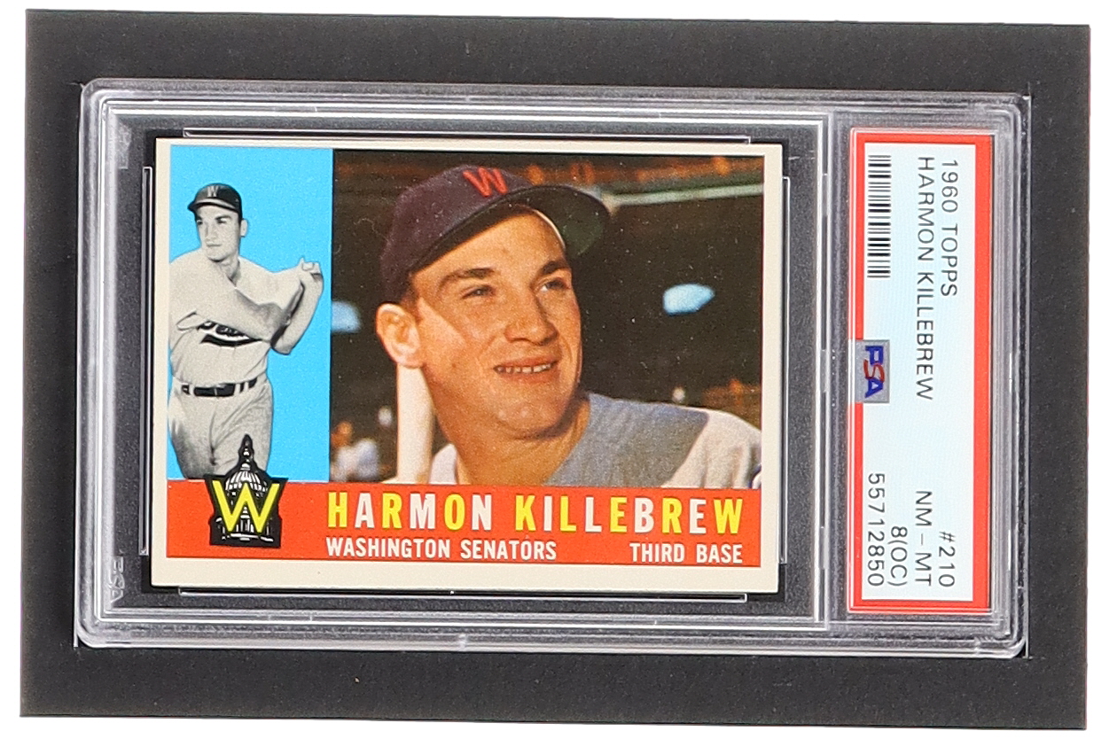 Harmon Killebrew 1960 Topps #210 (PSA 8) (OC) at PristineAuction.com Harmon Killebrew 1960 Topps #210 (PSA 8) (OC) at PristineAuction.com