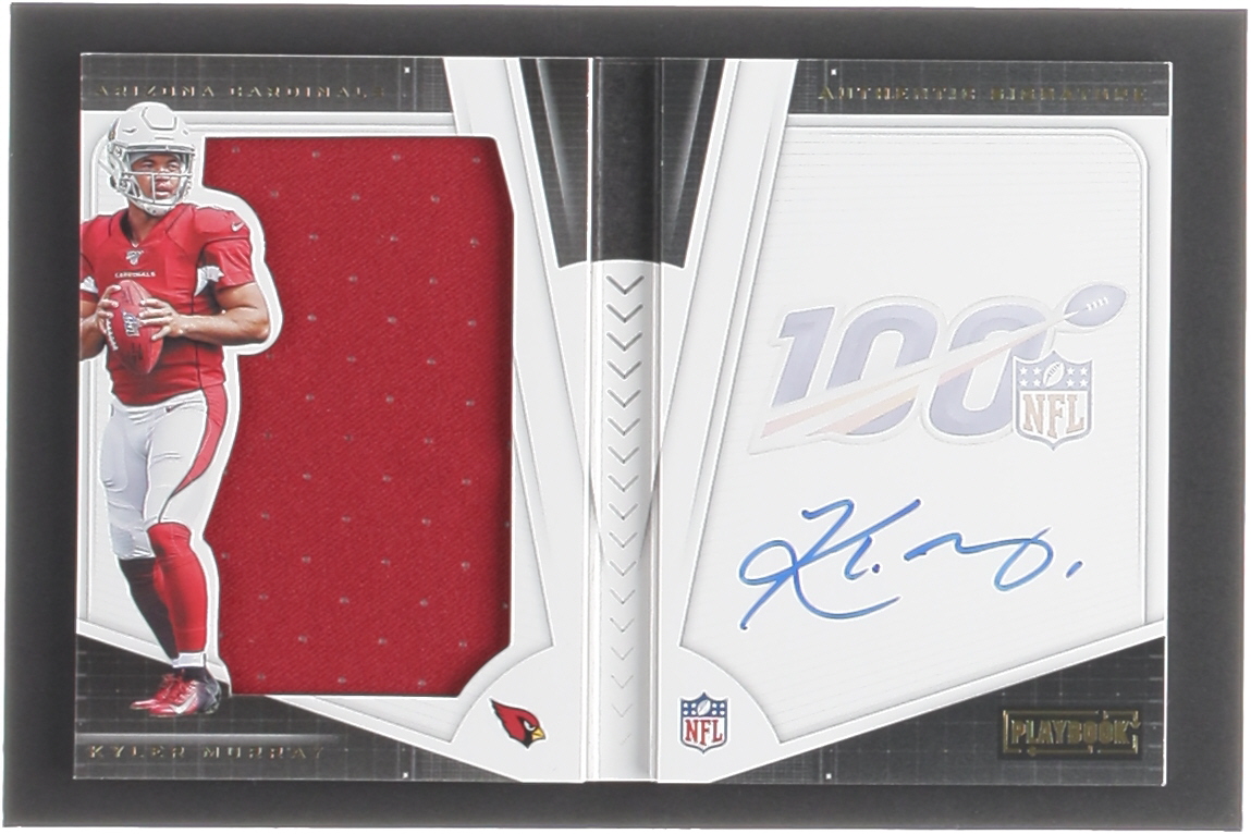 Kyler Murray 2019 Panini Playbook Gold #202 Jersey Autograph #58/99 RC at PristineAuction.com Kyler Murray 2019 Panini Playbook Gold #202 Jersey Autograph #58/99 RC at PristineAuction.com