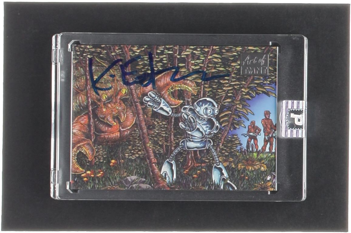 Kevin Eastman Signed 2019 Topps Art of TMNT #30 (PA Encapsulated) at PristineAuction.com Kevin Eastman Signed 2019 Topps Art of TMNT #30 (PA Encapsulated) at PristineAuction.com