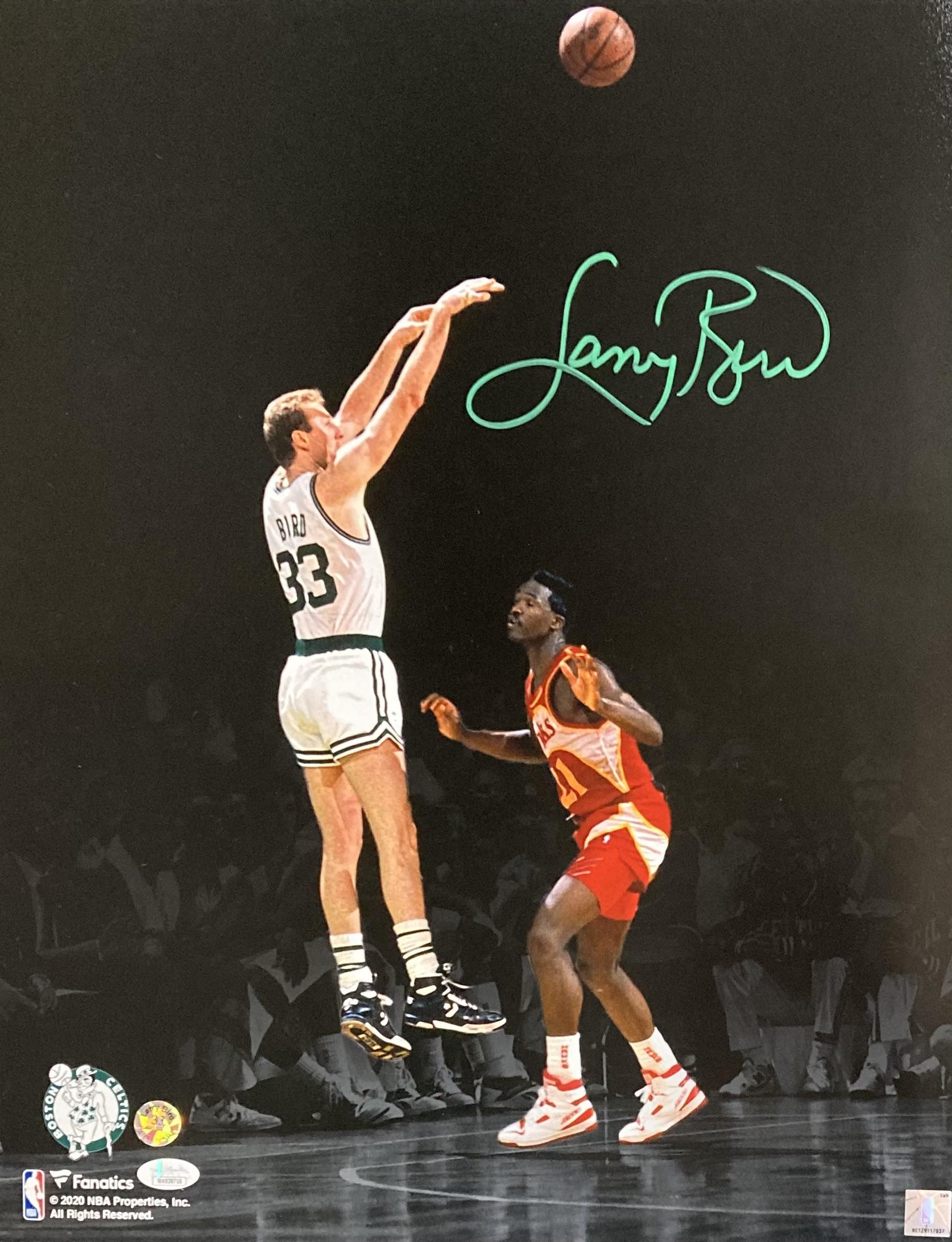 Larry Bird Signed Celtics 16x20 Photo (JSA & Bird) at PristineAuction.com Larry Bird Signed Celtics 16x20 Photo (JSA & Bird) at PristineAuction.com
