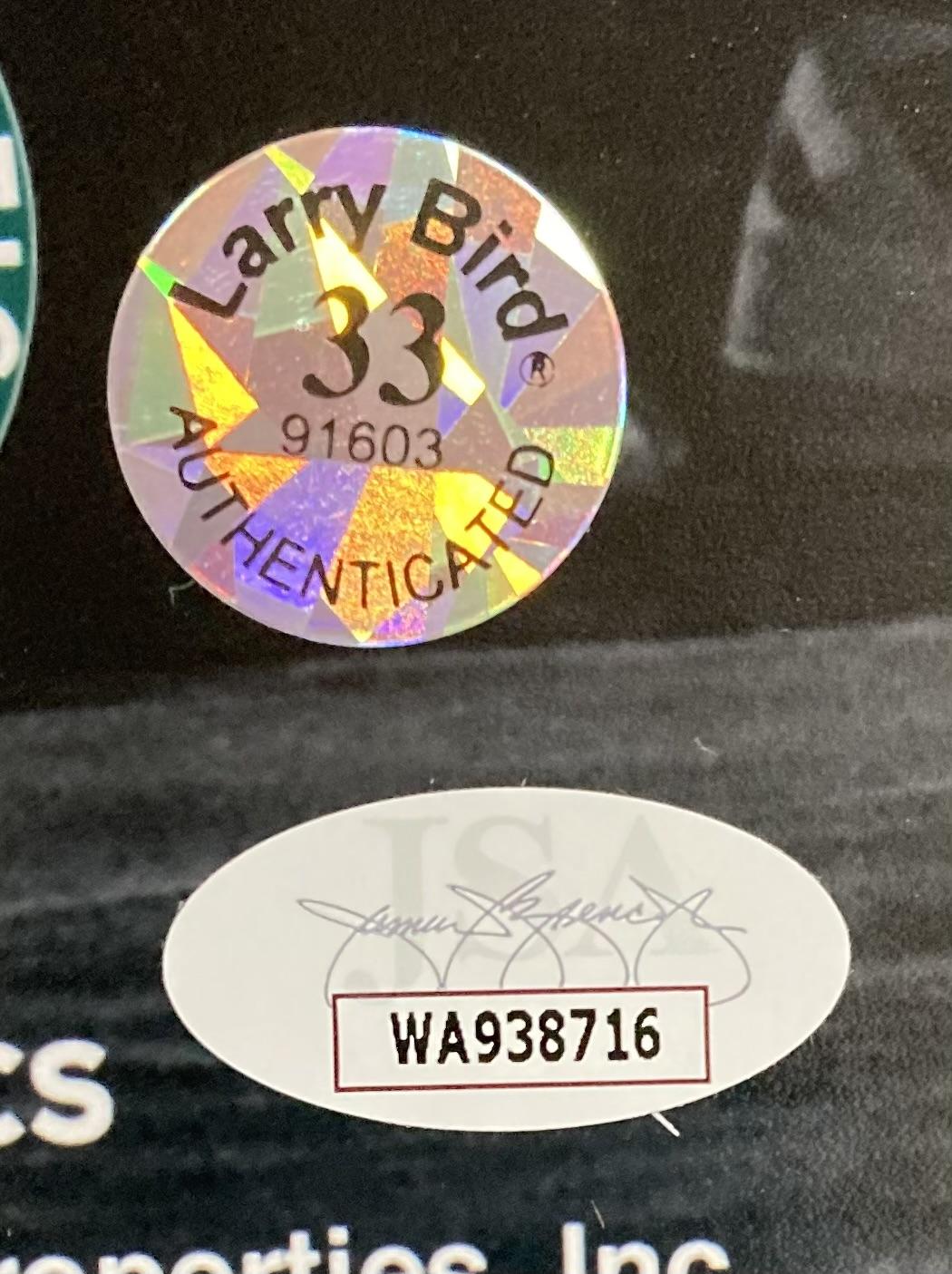 Larry Bird Signed Celtics 16x20 Photo (JSA & Bird) at PristineAuction.com Larry Bird Signed Celtics 16x20 Photo (JSA & Bird) at PristineAuction.com