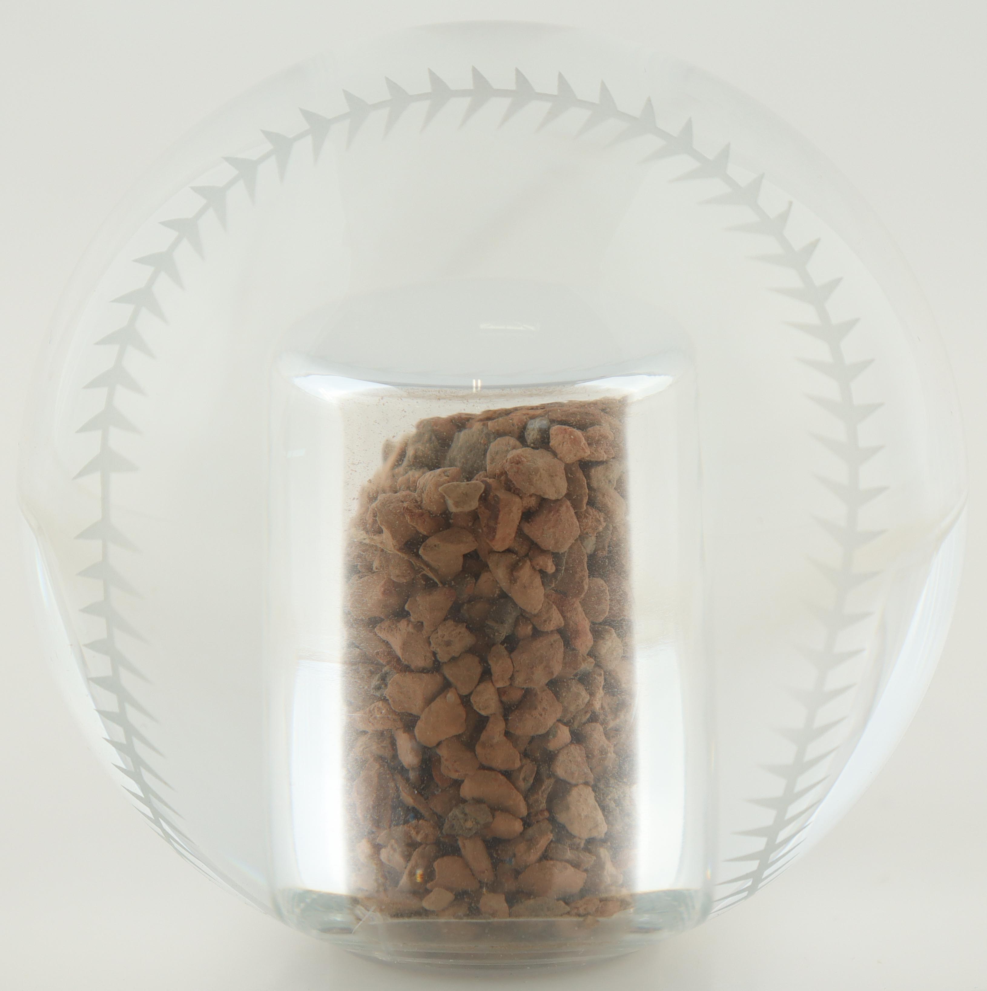 Shoehei Ohtani Angles 1st Start Crystal Ball with Game-Used Dirt (MLB & Fanatics) at PristineAuction.com Shoehei Ohtani Angles 1st Start Crystal Ball with Game-Used Dirt (MLB & Fanatics) at PristineAuction.com