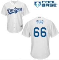 Yasiel Puig Dodgers Majestic Jersey at PristineAuction.com