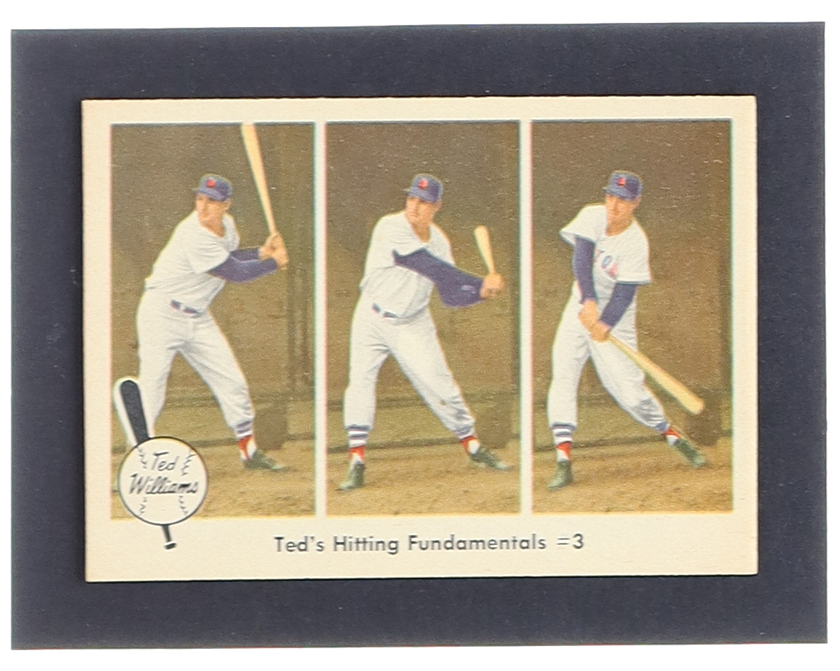 Ted Williams 1959 Fleer #73 / Hitting Fundamental 3 at PristineAuction.com Ted Williams 1959 Fleer #73 / Hitting Fundamental 3 at PristineAuction.com