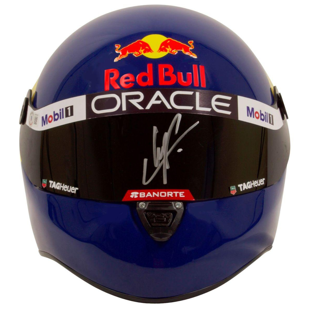 Sergio Perez Signed FullSize Red Bull Racing Helmet (Beckett