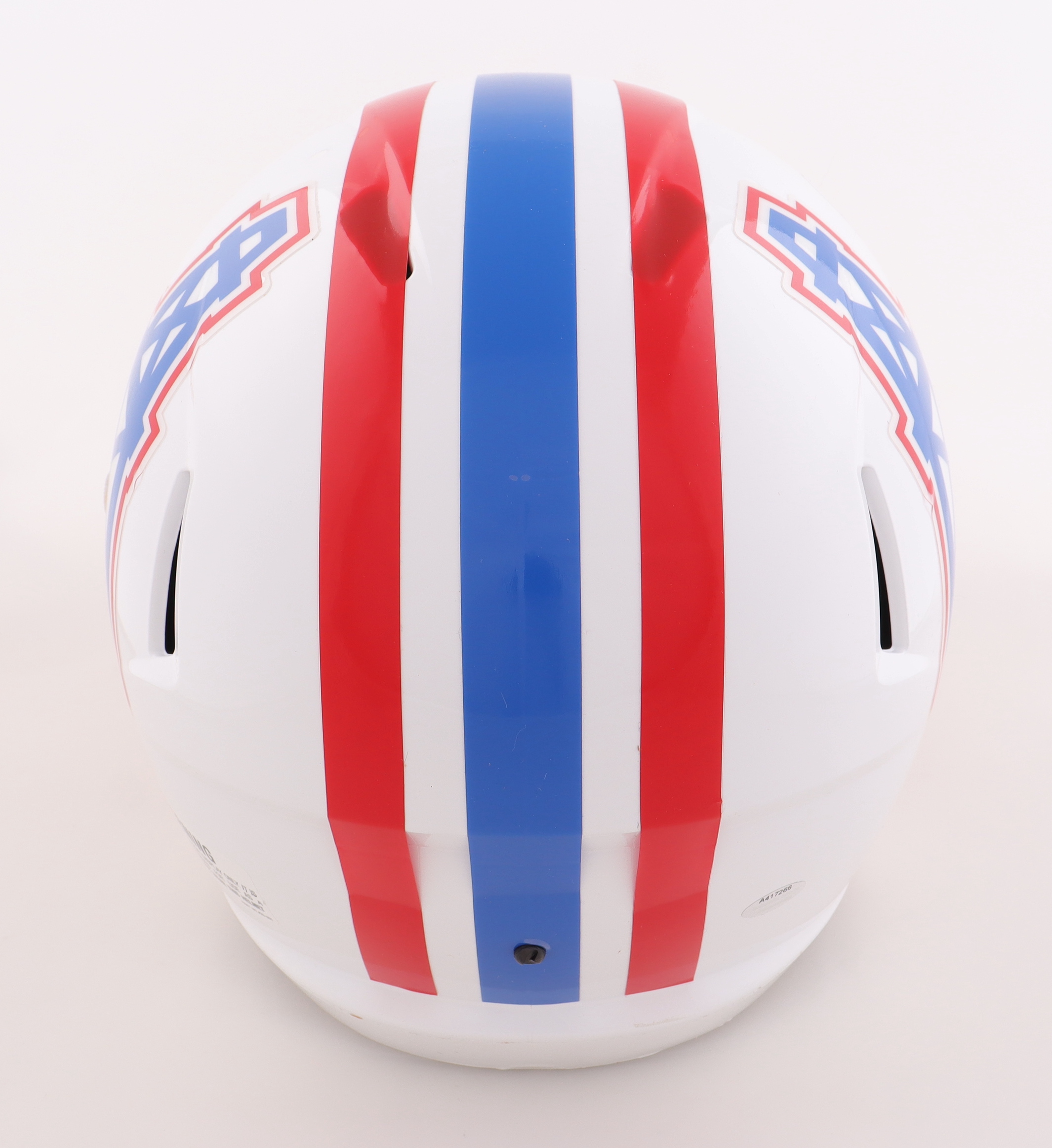 Robert Brazile Signed Oilers Full-Size Speed Helmet Inscribed "HOF 18" (Schwartz) at PristineAuction.com Robert Brazile Signed Oilers Full-Size Speed Helmet Inscribed "HOF 18" (Schwartz) at PristineAuction.com