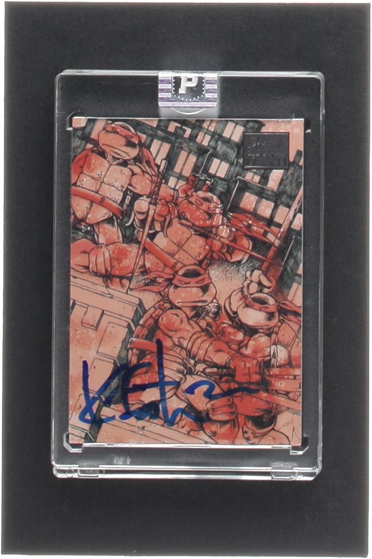 Kevin Eastman Signed 2019 Topps Art of TMNT #2 (PA Encapsulated) at PristineAuction.com Kevin Eastman Signed 2019 Topps Art of TMNT #2 (PA Encapsulated) at PristineAuction.com
