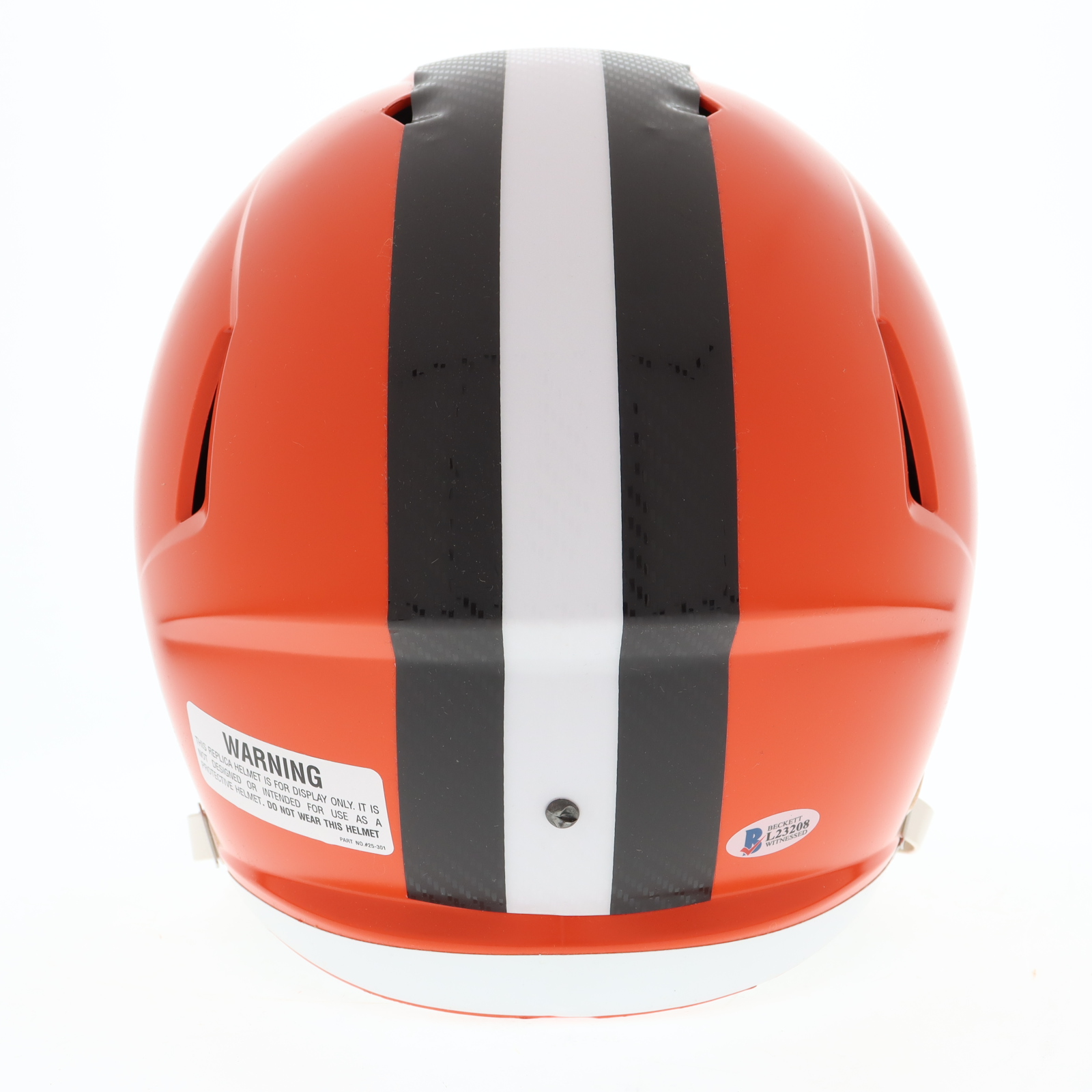 Baker Mayfield Signed Browns Full-Size Helmet (Beckett) at PristineAuction.com Baker Mayfield Signed Browns Full-Size Helmet (Beckett) at PristineAuction.com