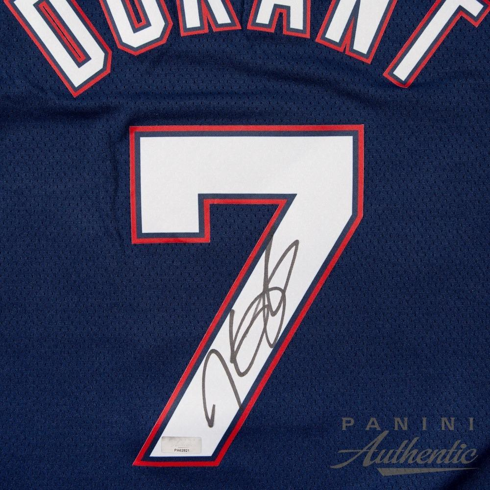 Kevin Durant Signed Nets Jersey (Panini) Pristine Auction