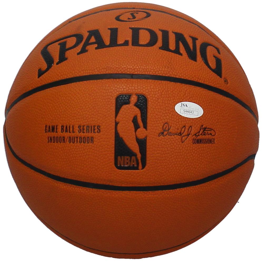 Patrick Ewing Signed Official NBA Game Ball Series Basketball Inscribed "HOF 88" (JSA) at PristineAuction.com Patrick Ewing Signed Official NBA Game Ball Series Basketball Inscribed "HOF 88" (JSA) at PristineAuction.com