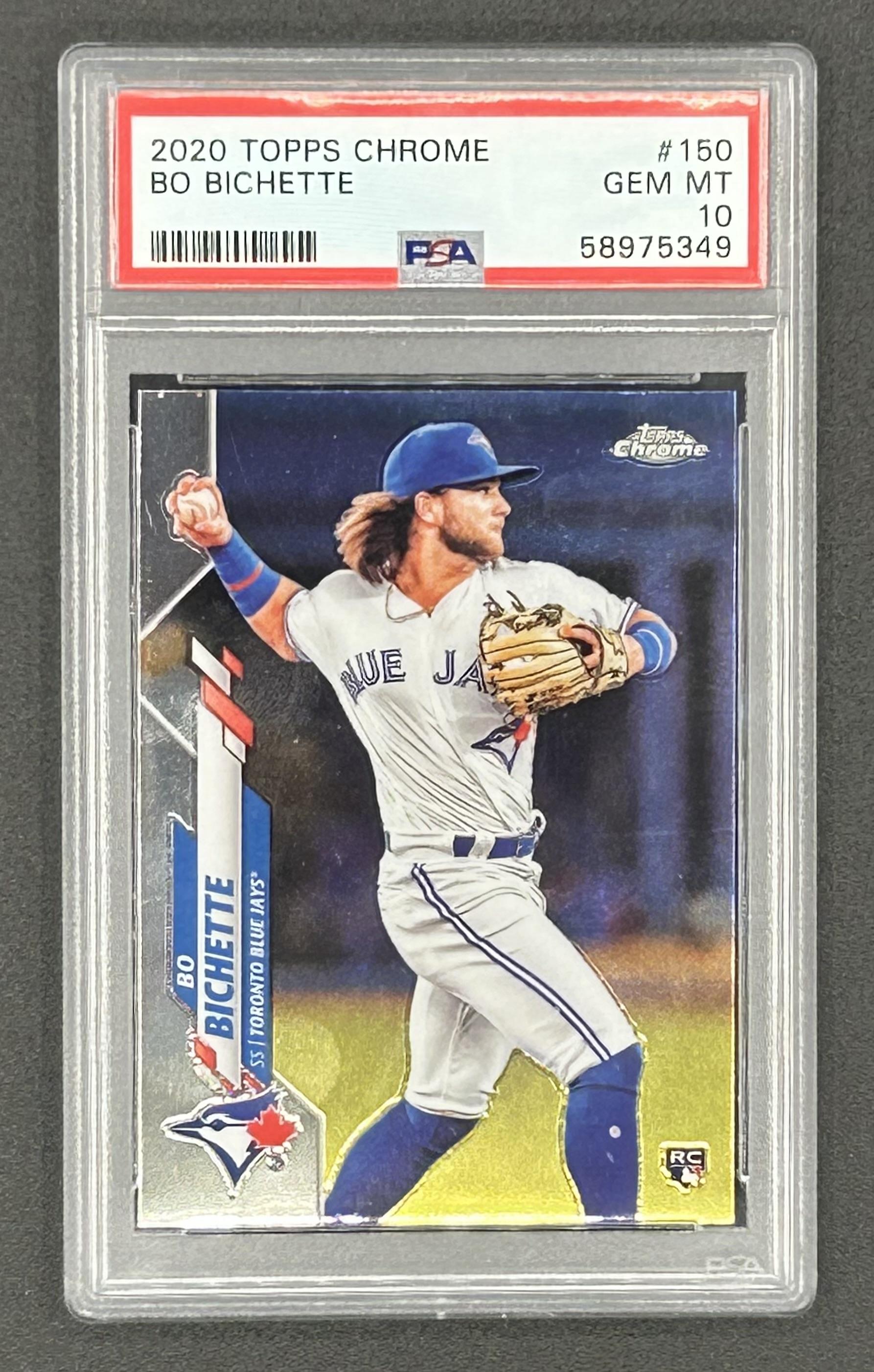 Bo Bichette 2020 Topps Chrome #150 RC (PSA 10) at PristineAuction.com Bo Bichette 2020 Topps Chrome #150 RC (PSA 10) at PristineAuction.com