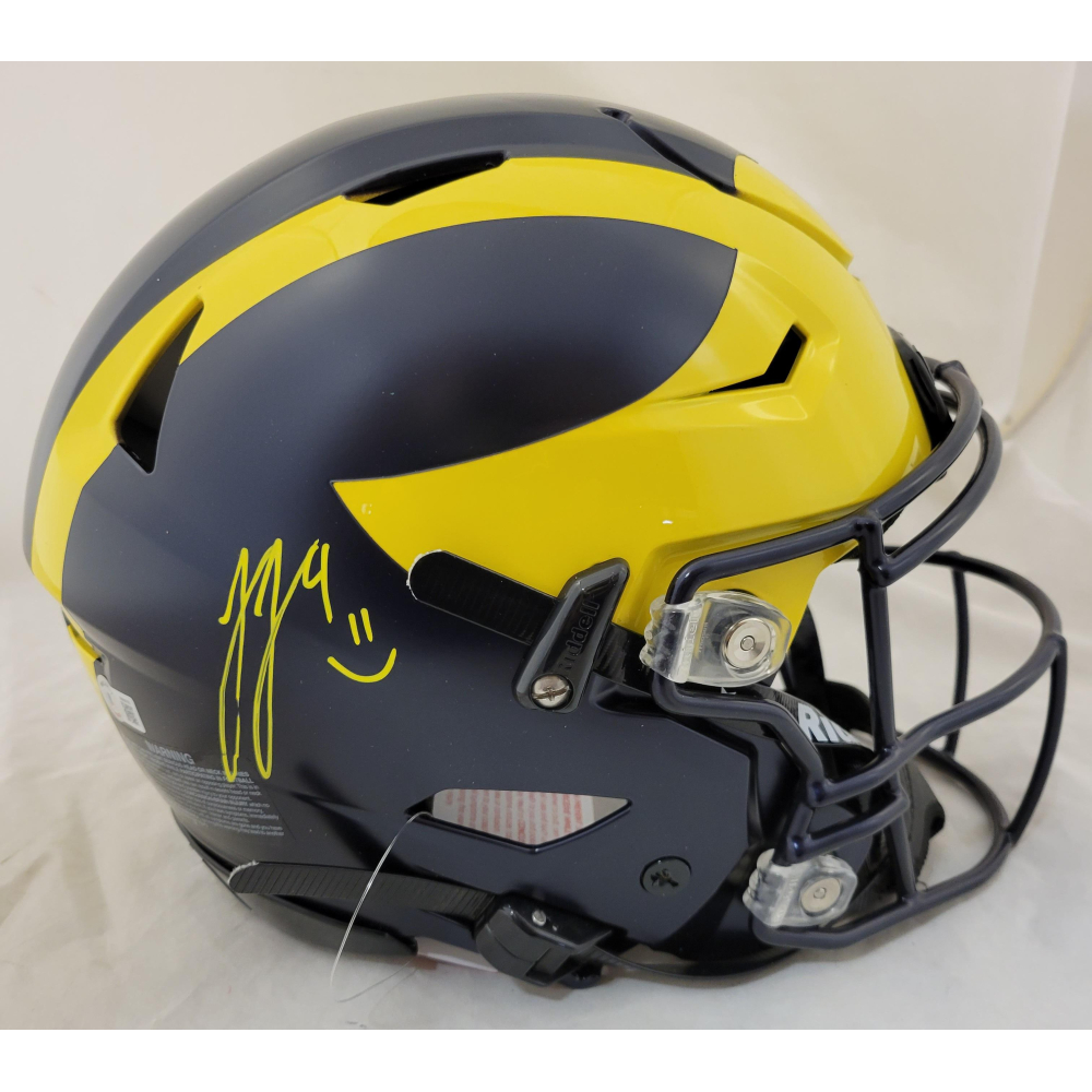 J. J. McCarthy Signed Michigan Wolverines Full-Size On-Field Authentic