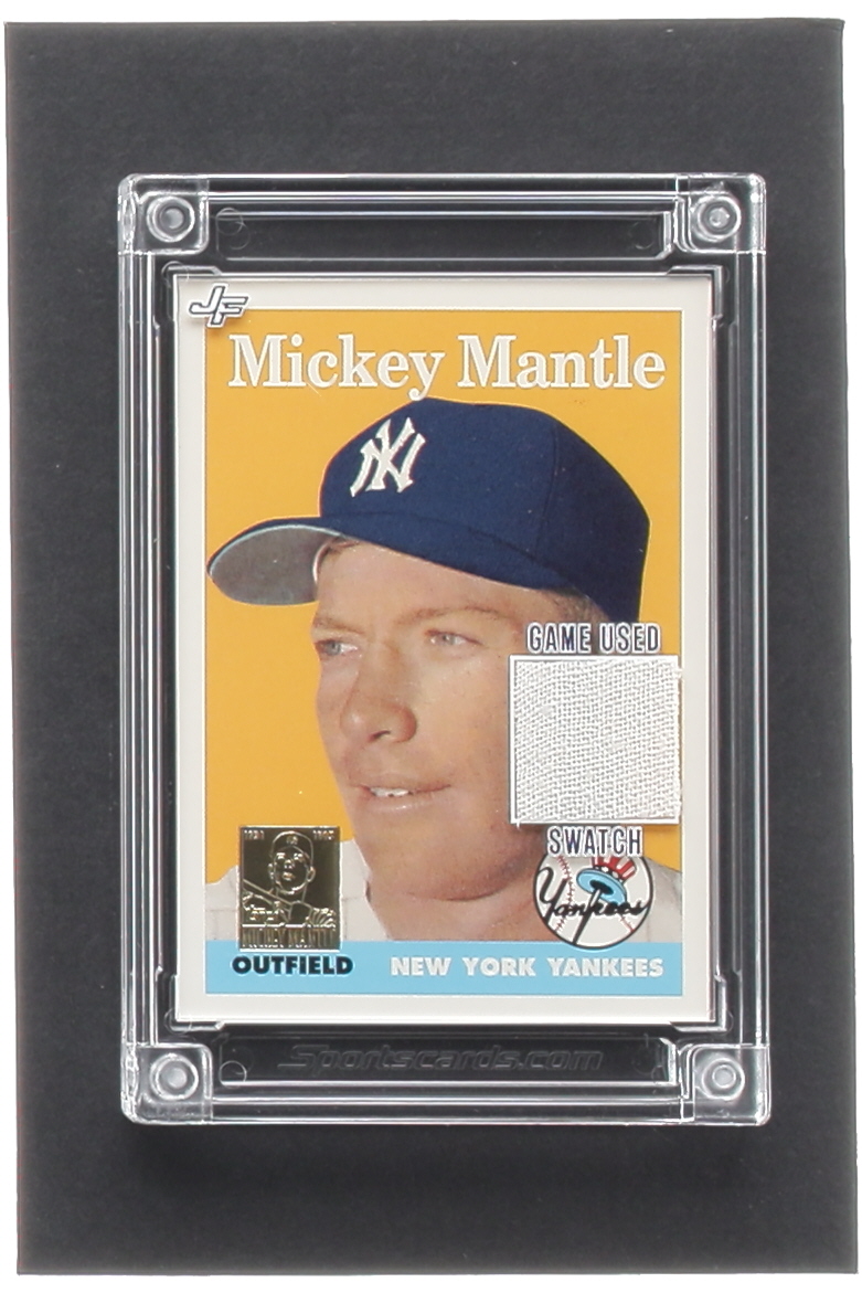 Mickey Mantle 2022 Jersey Fusion Game Used Swatch #MM61 at PristineAuction.com Mickey Mantle 2022 Jersey Fusion Game Used Swatch #MM61 at PristineAuction.com