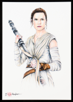 "Rey" Star Wars LE 8x12 Art Print by Thang Nguyen #/50 (PA) at PristineAuction.com