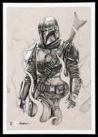 "The Mandalorian" LE 8x12 Art Print by Thang Nguyen #/50 (PA) at PristineAuction.com