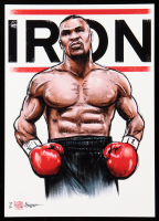 "Mike Tyson" LE 8x12 Art Print by Thang Nguyen #/50 (PA) at PristineAuction.com
