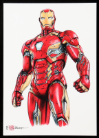 "Iron Man" Marvel LE 8x12 Art Print by Thang Nguyen #/50 (PA) at PristineAuction.com