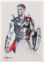 "Thor" Thor: Ragnarok LE 8x12 Art Print by Thang Nguyen #/50 (PA) at PristineAuction.com