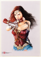 "Wonder Woman" LE 8x12 Art Print by Thang Nguyen #/50 (PA) at PristineAuction.com