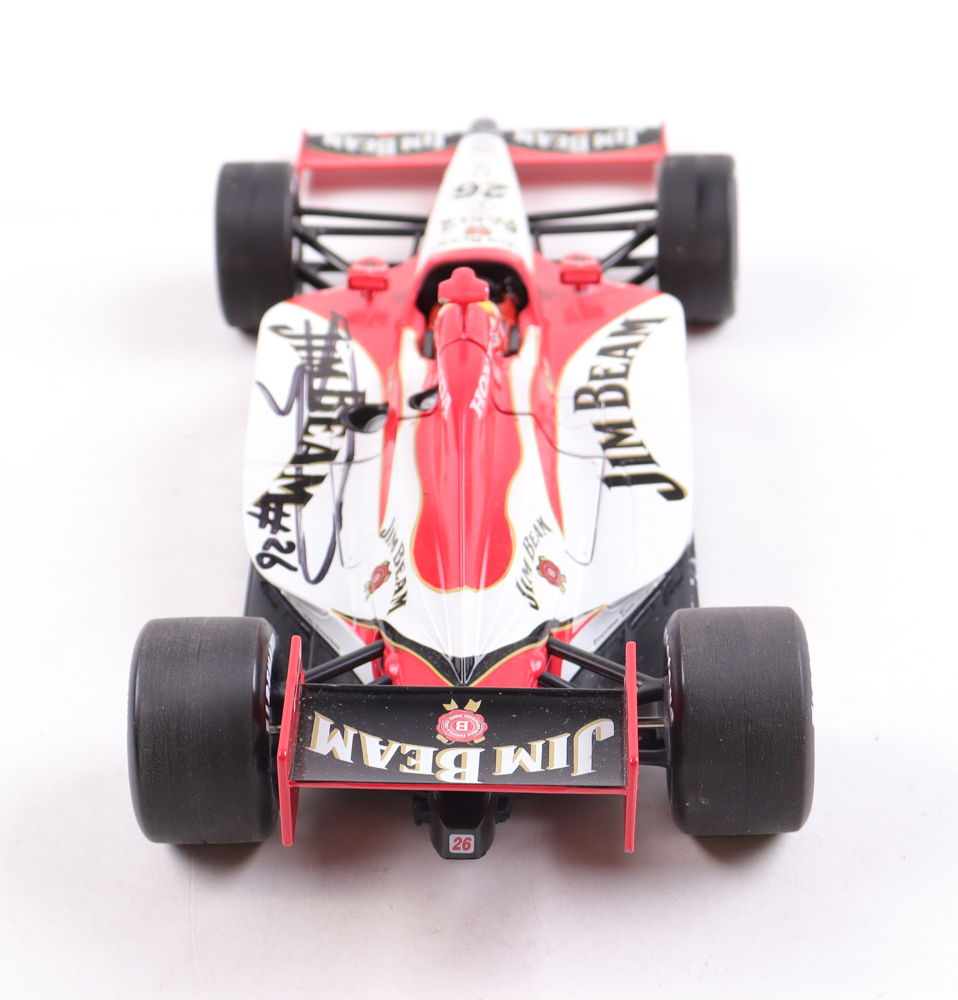 Dan Wheldon Signed LE Jim Beam 1:18 Die-Cast Indy Car (Beckett) at PristineAuction.com Dan Wheldon Signed LE Jim Beam 1:18 Die-Cast Indy Car (Beckett) at PristineAuction.com