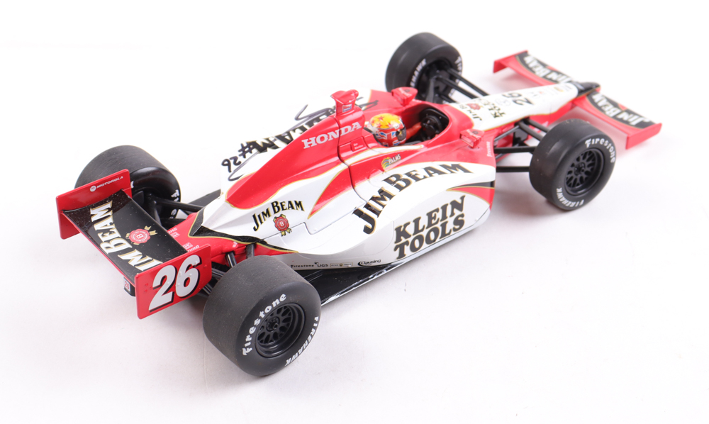 Dan Wheldon Signed LE Jim Beam 1:18 Die-Cast Indy Car (Beckett) at PristineAuction.com Dan Wheldon Signed LE Jim Beam 1:18 Die-Cast Indy Car (Beckett) at PristineAuction.com