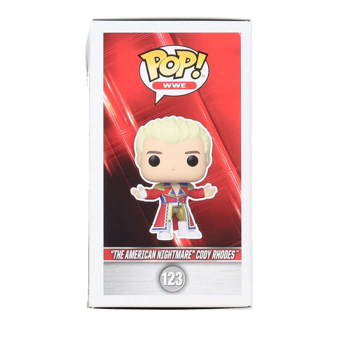Cody Rhodes Signed WWE #123 Funko Pop! Vinyl Figure (ACOA) at PristineAuction.com Cody Rhodes Signed WWE #123 Funko Pop! Vinyl Figure (ACOA) at PristineAuction.com