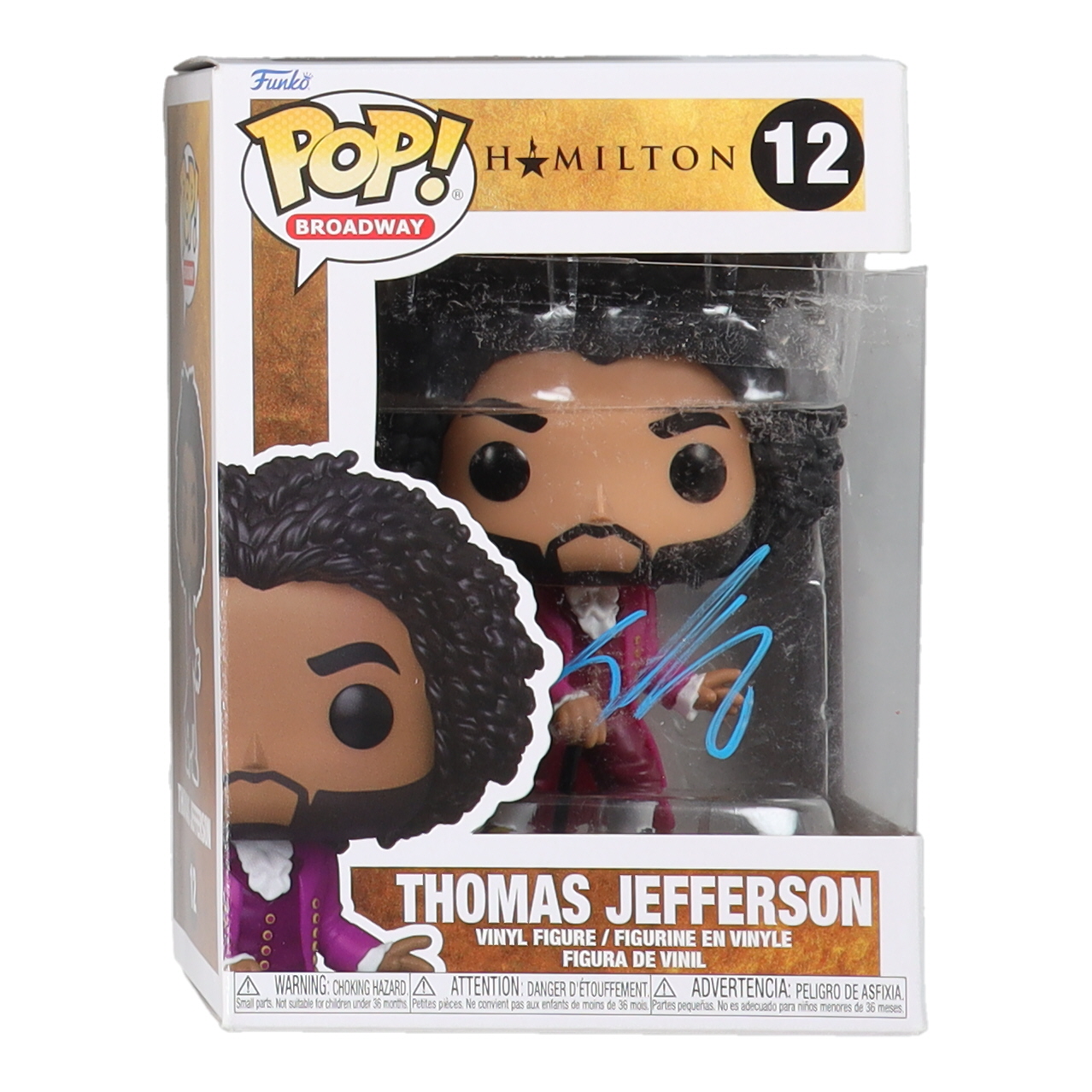 Daveed Diggs Signed "Hamilton" #12 Thomas Jefferson Funko Pop! Vinyl Figure (ACOA) at PristineAuction.com Daveed Diggs Signed "Hamilton" #12 Thomas Jefferson Funko Pop! Vinyl Figure (ACOA) at PristineAuction.com