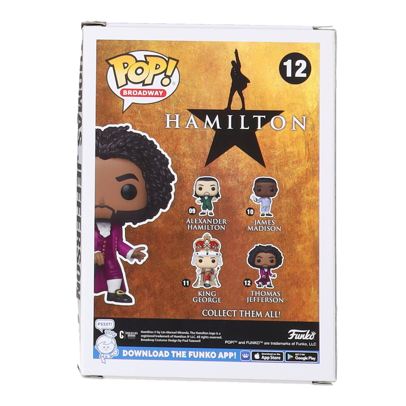 Daveed Diggs Signed "Hamilton" #12 Thomas Jefferson Funko Pop! Vinyl Figure (ACOA) at PristineAuction.com Daveed Diggs Signed "Hamilton" #12 Thomas Jefferson Funko Pop! Vinyl Figure (ACOA) at PristineAuction.com