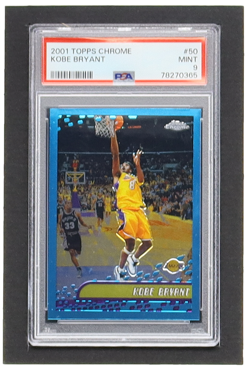 Kobe Bryant 2001-02 Topps Chrome #50 (PSA 9) at PristineAuction.com Kobe Bryant 2001-02 Topps Chrome #50 (PSA 9) at PristineAuction.com