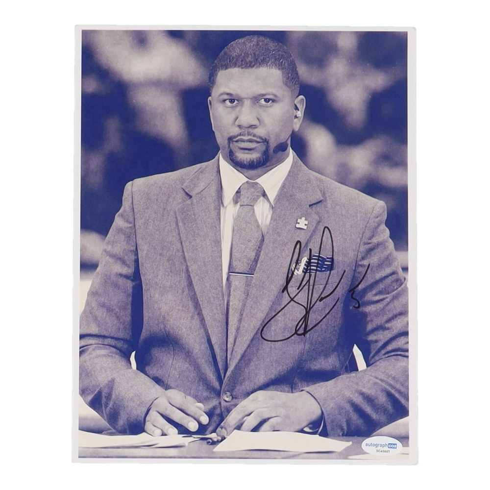Jalen Rose Signed 8x10 Photo (ACOA) | Pristine Auction