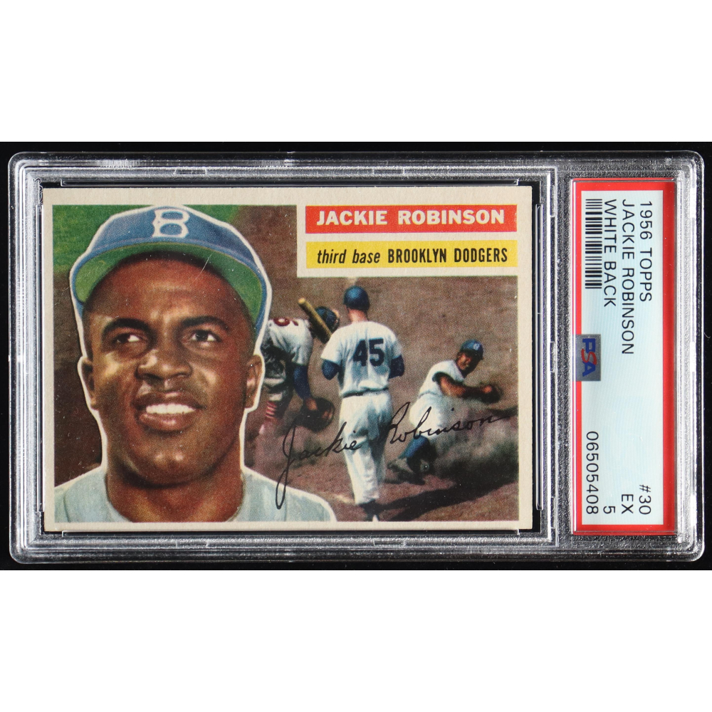 Jackie Robinson 1956 Topps #30 DP (PSA 5) | Pristine Auction