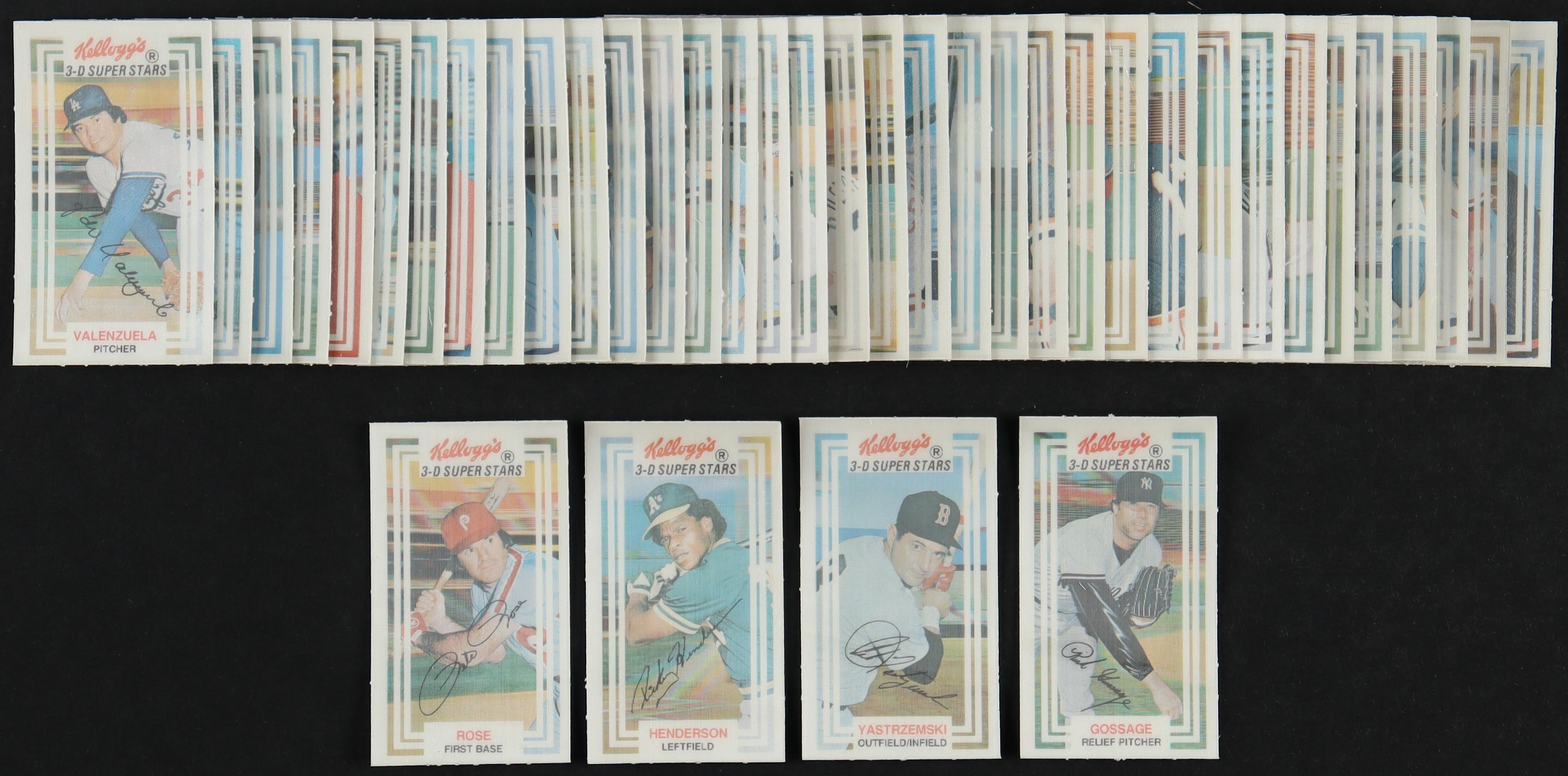 1983 Kellogg's 3-D Super Stars Baseball Set at PristineAuction.com 1983 Kellogg's 3-D Super Stars Baseball Set at PristineAuction.com