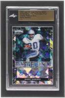 Barry Sanders 2022 Leaf Vibrance The Fire Within Autographs Crystals Platinum Blue Pre-Production Proof #NNO #1/1 (Leaf) at PristineAuction.com