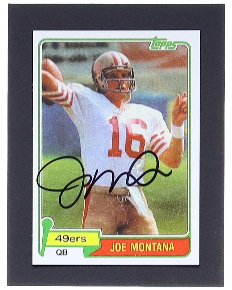 Joe Montana Signed Trading Card (Montana) at PristineAuction.com Joe Montana Signed Trading Card (Montana) at PristineAuction.com