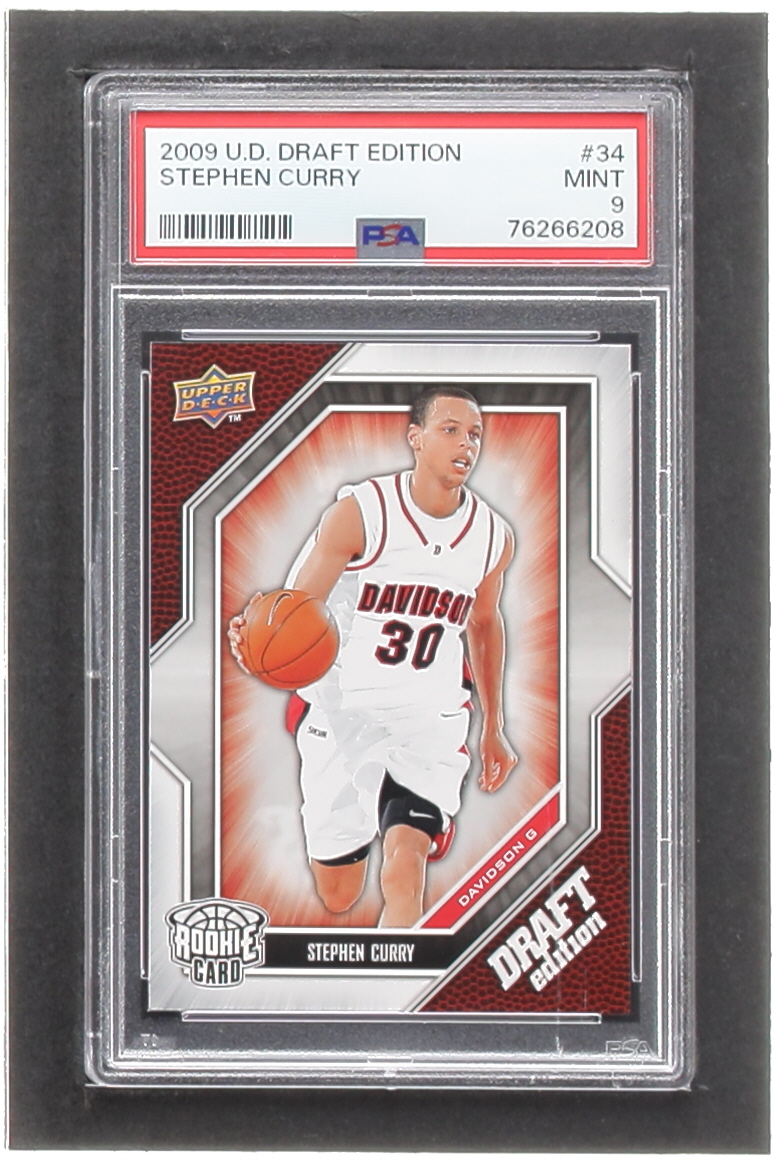 Stephen Curry 2009-10 Upper Deck Draft Edition #34 SP RC (PSA 9) at PristineAuction.com Stephen Curry 2009-10 Upper Deck Draft Edition #34 SP RC (PSA 9) at PristineAuction.com